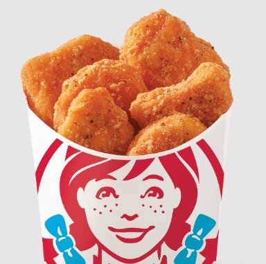 Wendys 6 PC. Spicy Chicken Nuggets