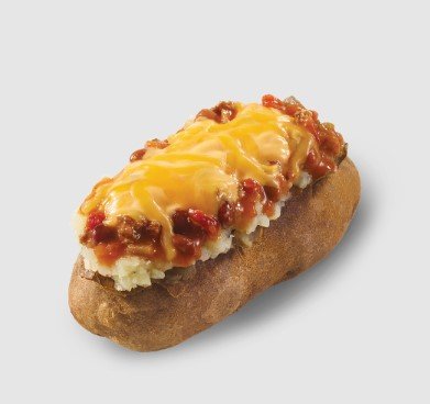 Wendys Chili & Cheese Baked Potato