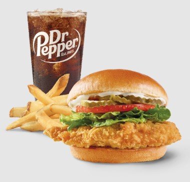 Wendys Classic Chicken Sandwich Combo