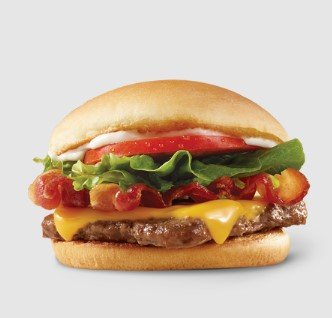 Wendys Jr. Bacon Cheeseburger