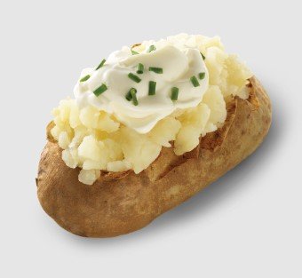 Wendys Sour Cream and Chive Baked Potato